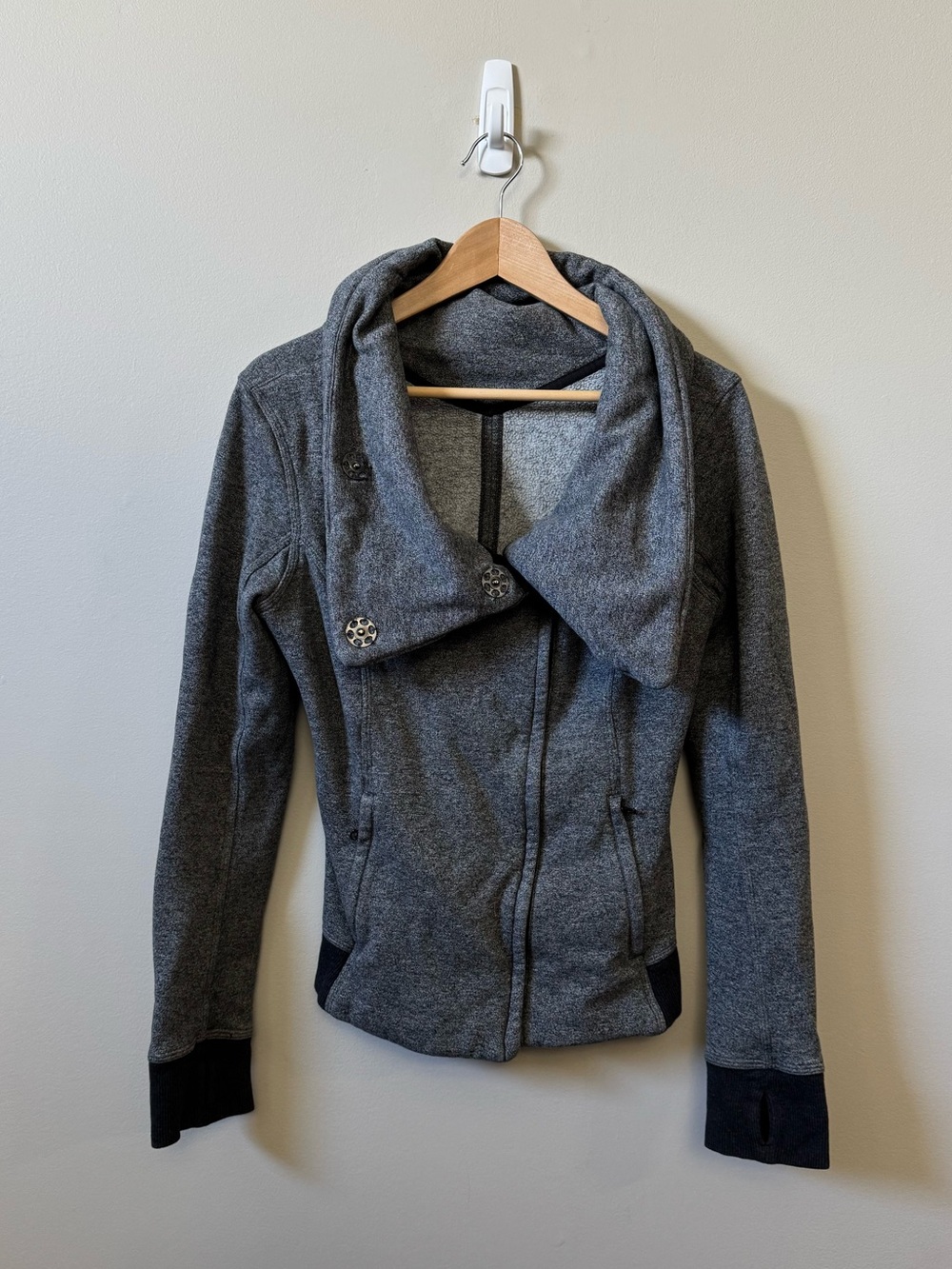 Lululemon Karmacollected jacket - heathered speckled black 💜 - Picture 2 of 8